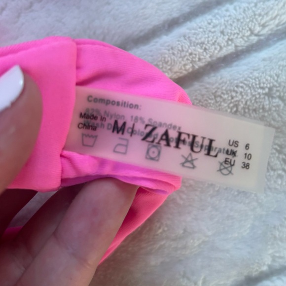 Zaful Bright Pink Swimwear - Picture 2 of 3